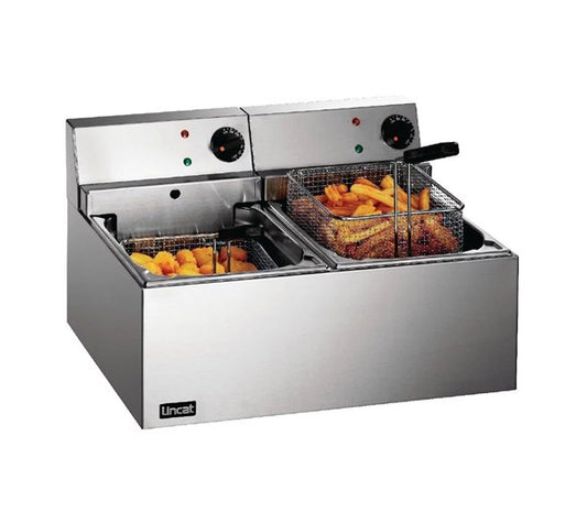 Lincat Lynx 400 LDF2 Twin Tank 2 x 4 Litre Electric Fryer With Baskets