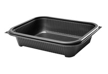 1000ml Delux Rectangular Gry Microwave Containers - ECatering Essentials
