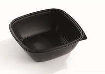750ml Square Black Microwave Bowls - ECatering Essentials