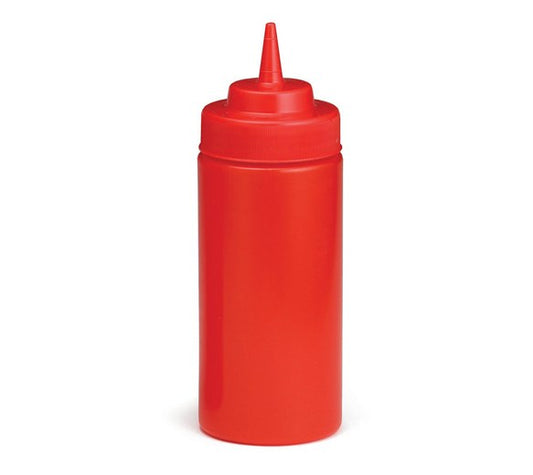 Red Squeeze Sauce Bottle 16oz