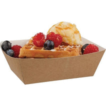 Small Kraft Open Chip Tray-back in stock 05.08.20 - ECatering Essentials