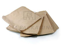 8 x 8" Dependable Ribbed Kraft Paper Bags - ECatering Essentials