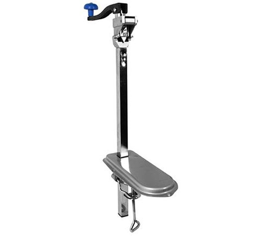 Quattro Stainless Steel Bench Can Opener - Cans Up To 35cm - 14 inch High