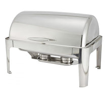 Stainless Steel Roll Top Chafing Dish Full Size 1-1 GN 9 Litre Capacity