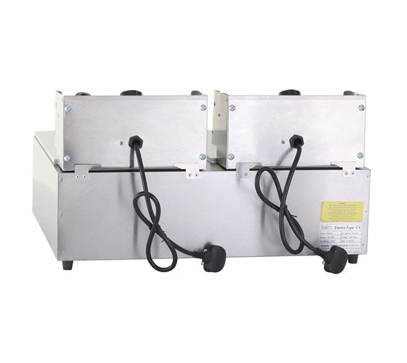 Quattro 2 x 9 Litre Twin Tank Commercial Electric Fryer