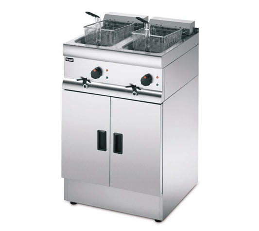 Lincat Silverlink 600 Commercial Twin Tank Electric Freestanding Fryer 2 x 9ltr