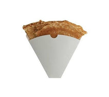 White Paperboard Crepe Cone