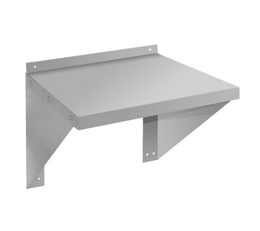 Quattro Microwave Oven Wall Shelf Stainless Steel - 580mm Wide