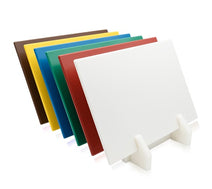 ECatering Chopping Board Pack of 6 - Including FREE Stand (44 x 30 x 1cm)