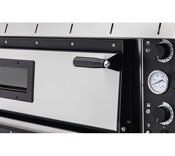 Contender XL44 Twin Deck Electric Pizza Oven. 8 x 14 Inch Pizzas
