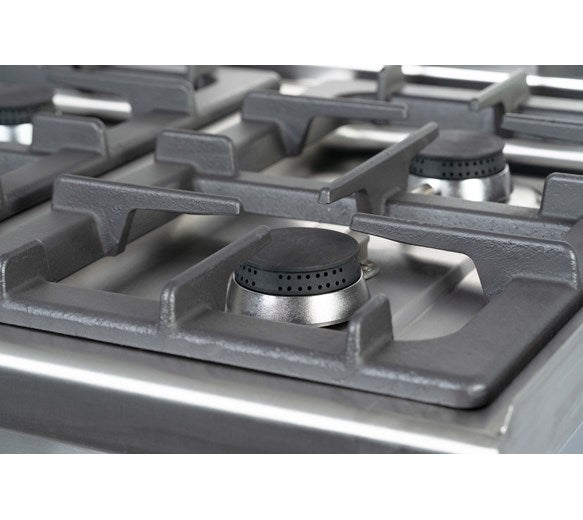 Contender Heavy Duty 4 Burner Gas Range Cooker - Natural Gas or LPG