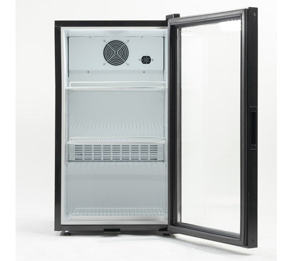 Premium Contender 133L Commercial Single Door Drinks Fridge - Hinged Doors