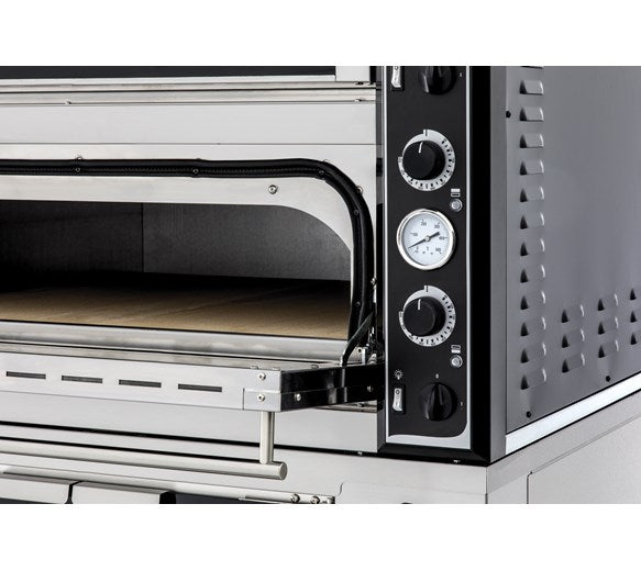 Italinox Twin Deck 3 Phase Electric Pizza Oven 18x14" Pizzas Superior XL99 Glass