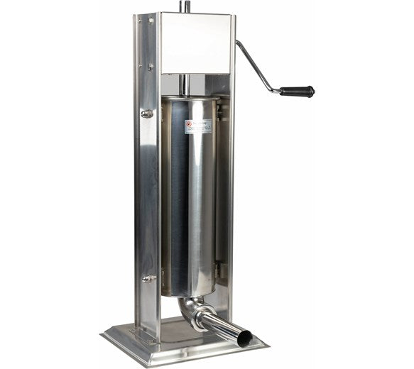 Quattro 7 Litre Stainless Steel Sausage Stuffer - Filler - Maker
