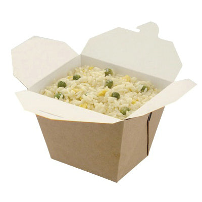 250 Square Kraft Food Containers