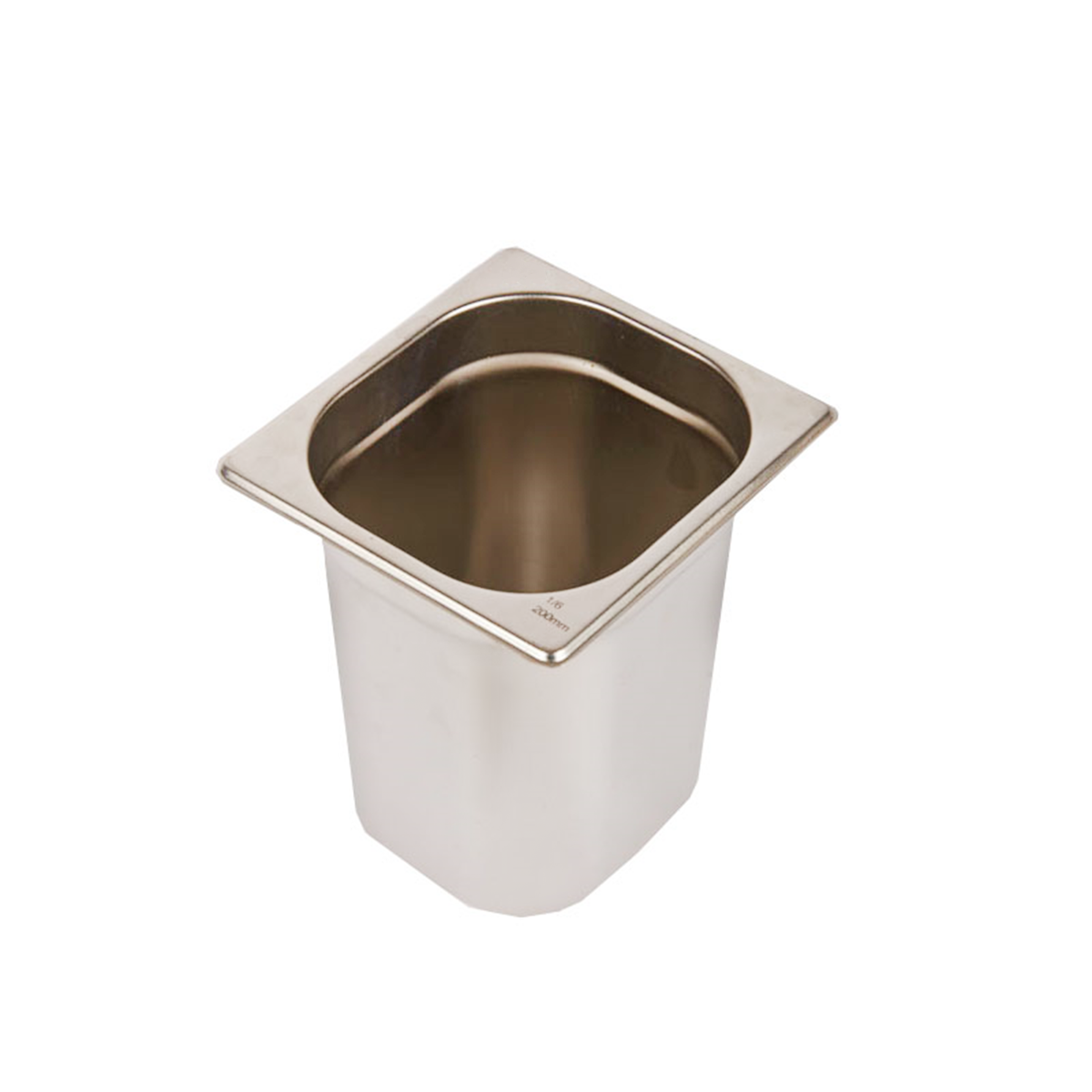 Quattro 1/6 Gastronorm Pan 200mm Deep Stainless Steel