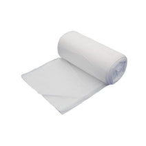 17 x 17" White Pedal Bin Liner -  30 rolls of 80 bags