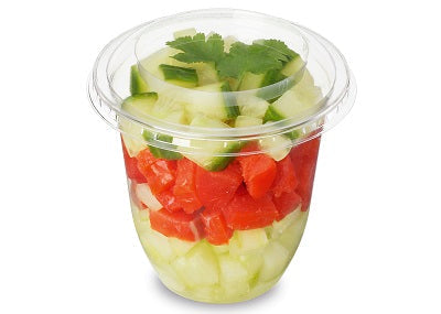 1000 5.5oz (160ml) Plastic Snacking Pots