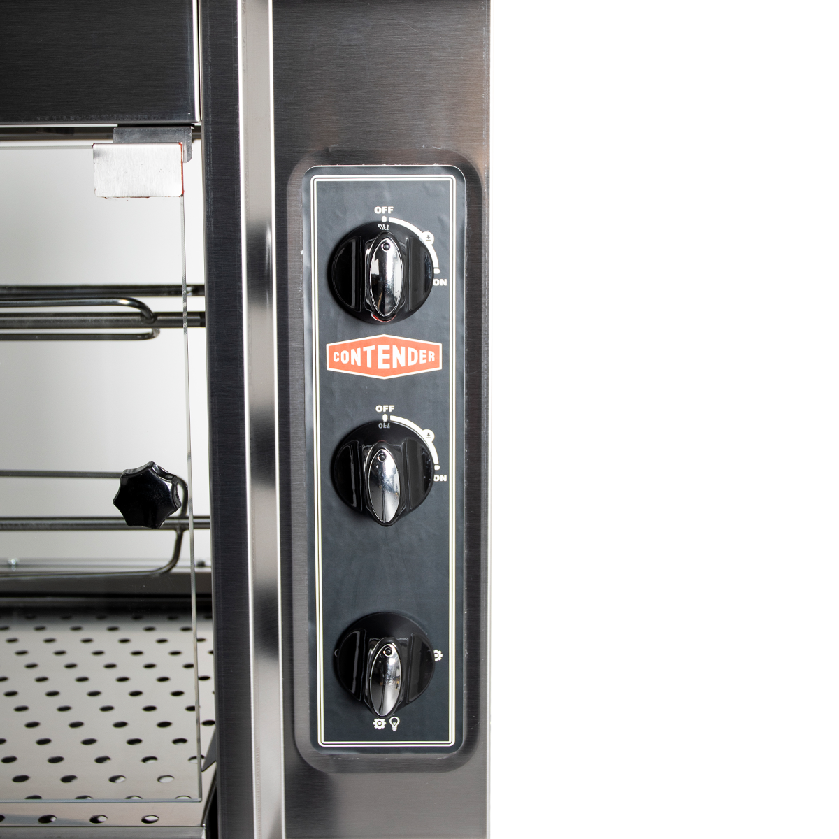 Contender 3 Spit Commercial Chicken Rotisserie Compact Oven 9 Chickens - Electric