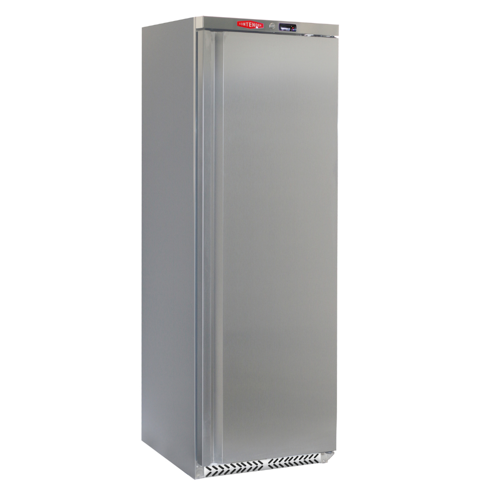 Contender Stainless Steel Upright Freezer - 400L Capacity - Ventilated