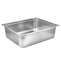 Quattro 2/1 Gastronorm Pan 200mm Deep Stainless Steel