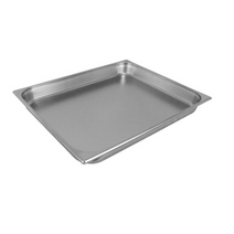 Quattro 2/1 Gastronorm Pan 65mm Deep Stainless Steel