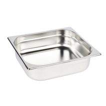 Quattro 2/3 Gastronorm Pan 100mm Deep Stainless Steel