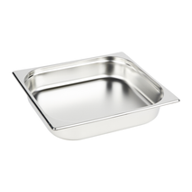 Quattro 2/3 Gastronorm Pan 65mm Deep Stainless Steel