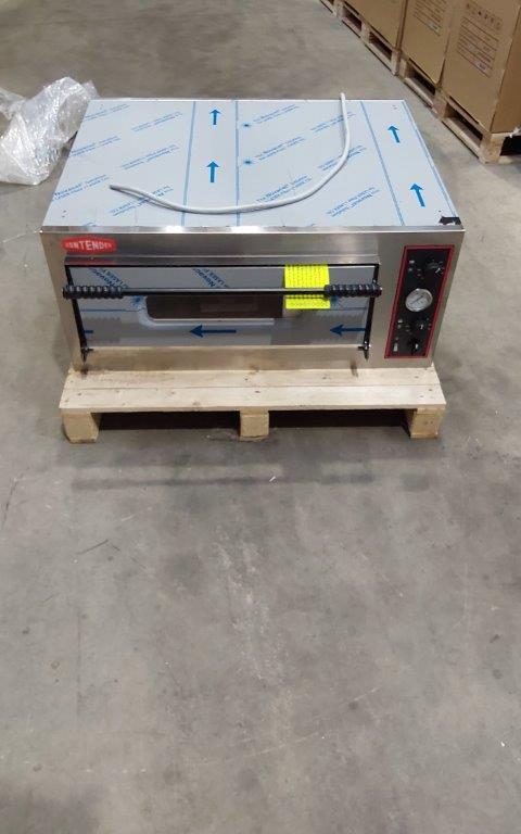 GRADED - Contender Single Deck Electric Pizza Oven - 4 x 13"