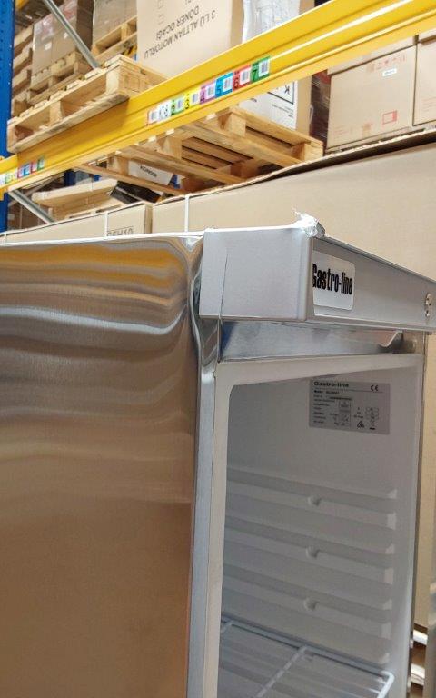 GRADED - Gastroline 400 Litre Stainless Steel Door Catering Fridge