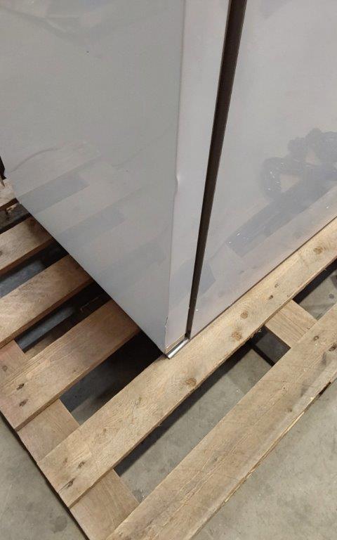 GRADED - Gastroline 600 Litre Stainless Steel Single Door Catering Freezer With Fitted Castors