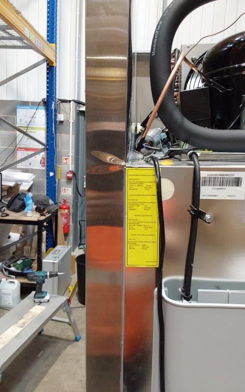 GRADED - Gastroline 600 Litre Stainless Steel Single Door Catering Freezer With Fitted Castors
