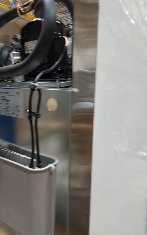 GRADED - Gastroline 600 Litre Stainless Steel Single Door Catering Freezer With Fitted Castors