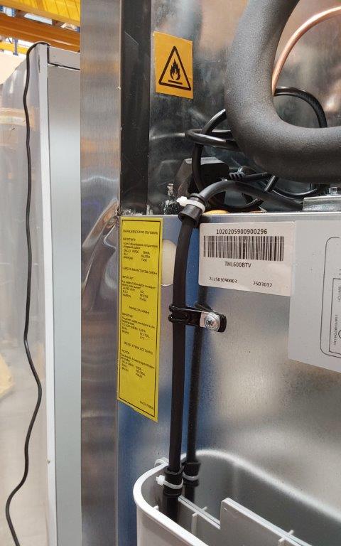 GRADED - Gastroline 600 Litre Stainless Steel Single Door Catering Freezer With Fitted Castors