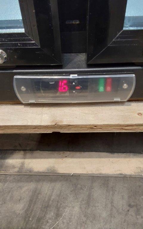 Contender Commercial 220L Hinged Double Door Bottle Cooler