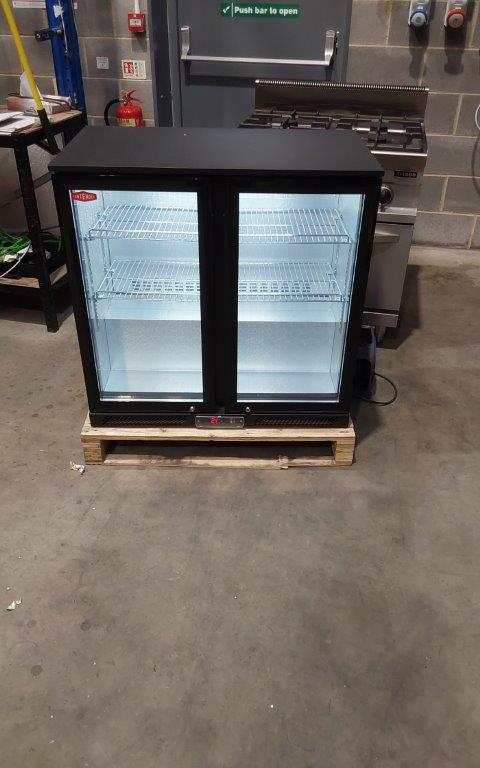 Contender Commercial 220L Hinged Double Door Bottle Cooler