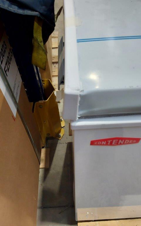 GRADE 3 - Contender 655L Capacity Twin Lid Chest Freezer