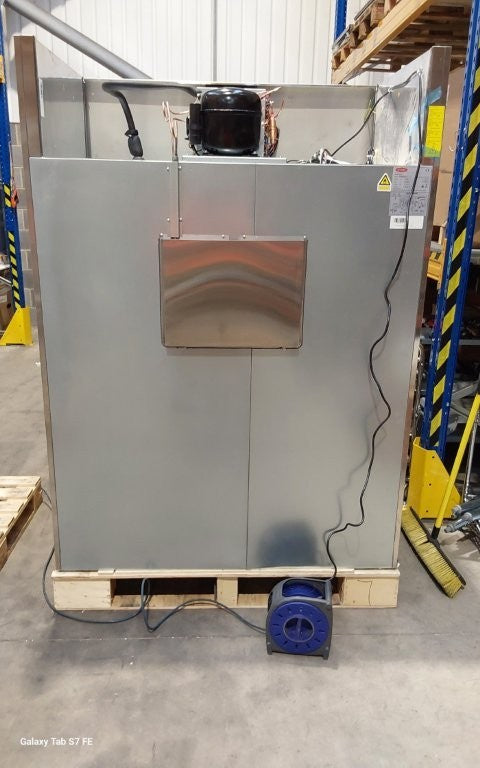 Contender 1200 Litre Double Door Stainless Steel Freezer with Castors