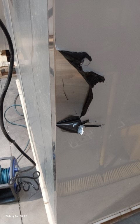 Contender 1200 Litre Double Door Stainless Steel Freezer with Castors