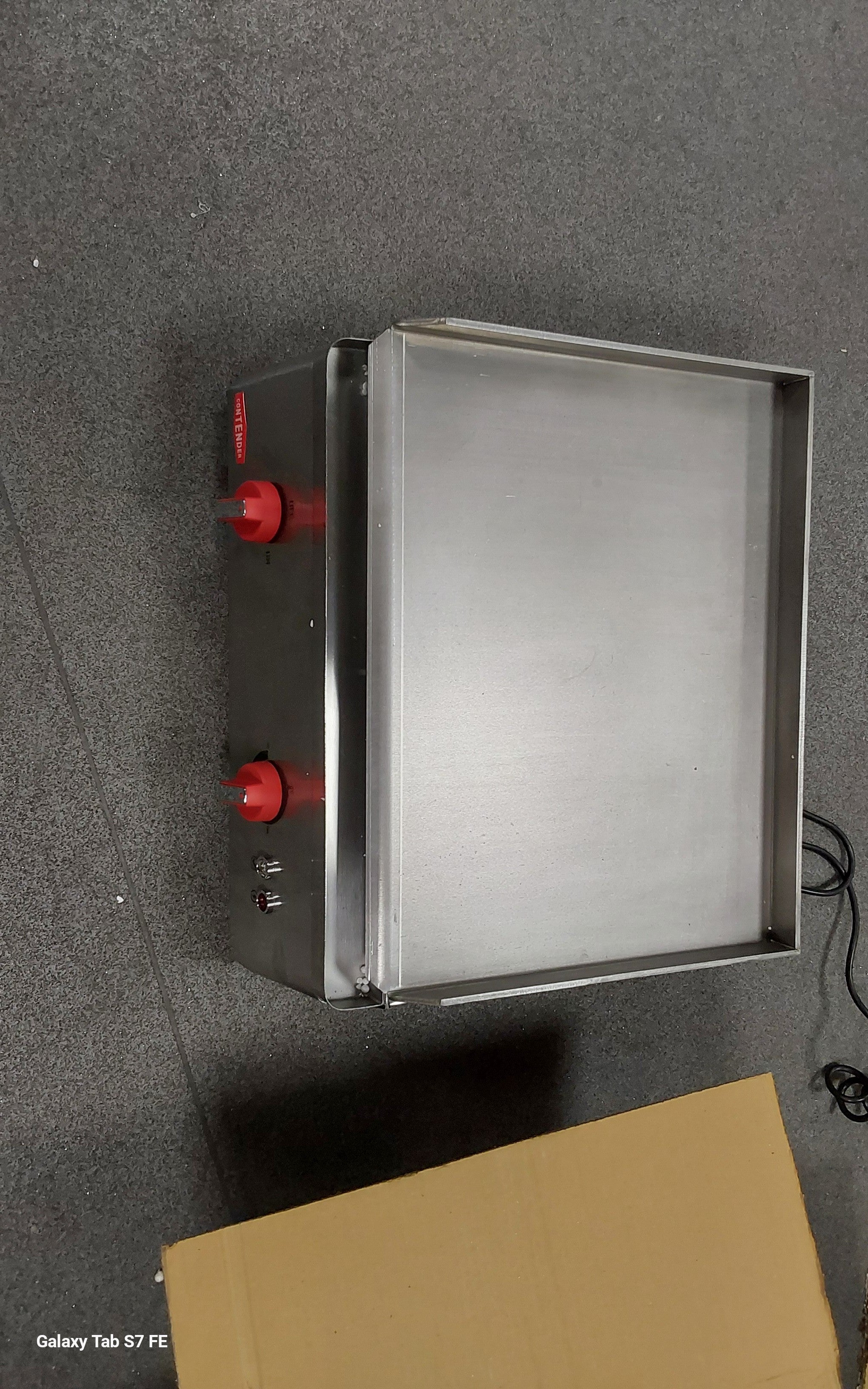 Contender 500mm Electric Griddle (Flat Plate) – Efficient Cooking & Precise Heat Control