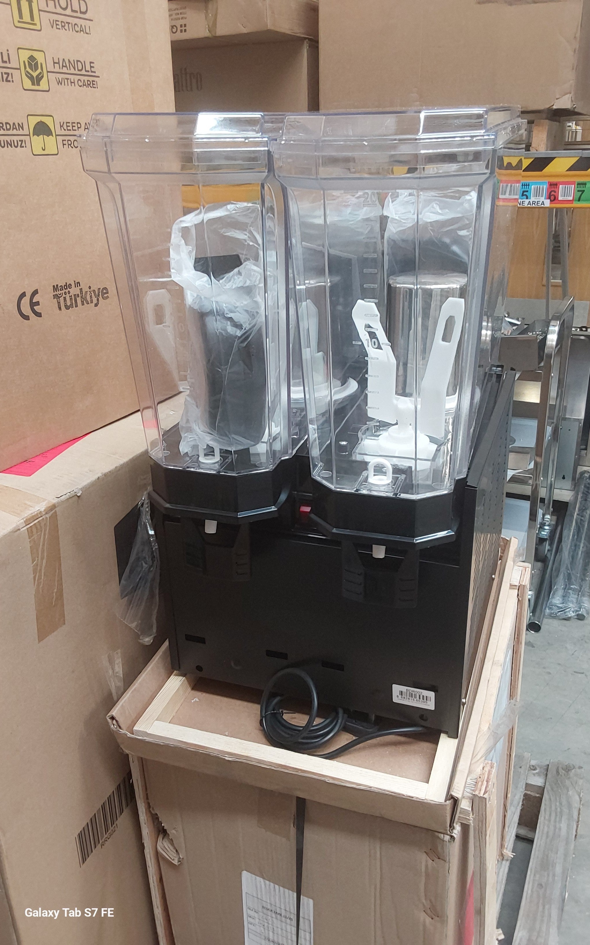 Contender 2 x 20L Twin Cold Drinks Dispenser