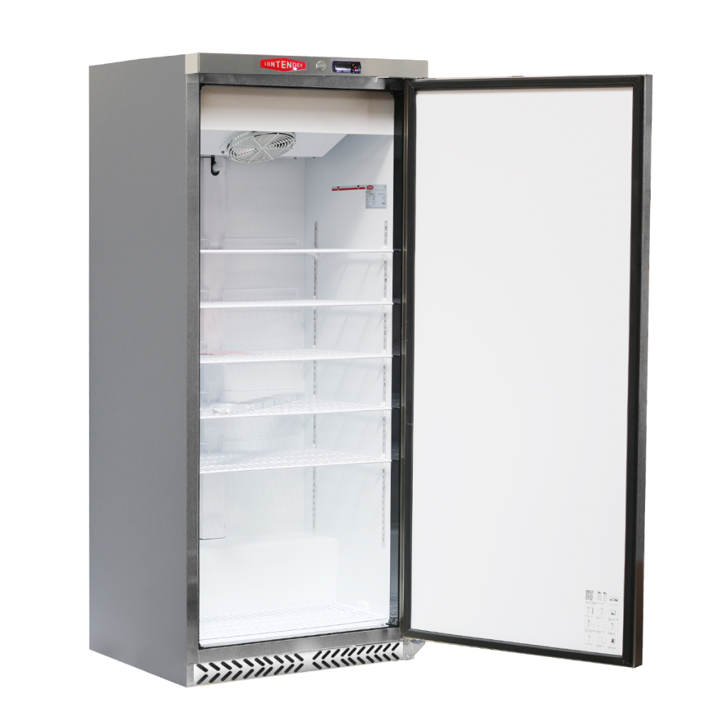 Contender Stainless Steel Upright Freezer - 600L Capacity - Ventilated