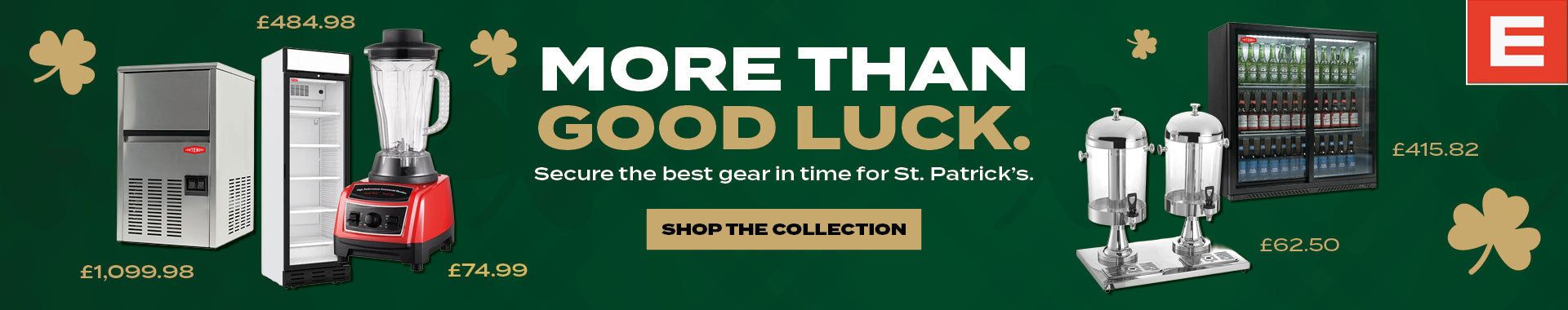 Shop St Patrick's Day Deals on Commercial Catering Equipment at ECatering