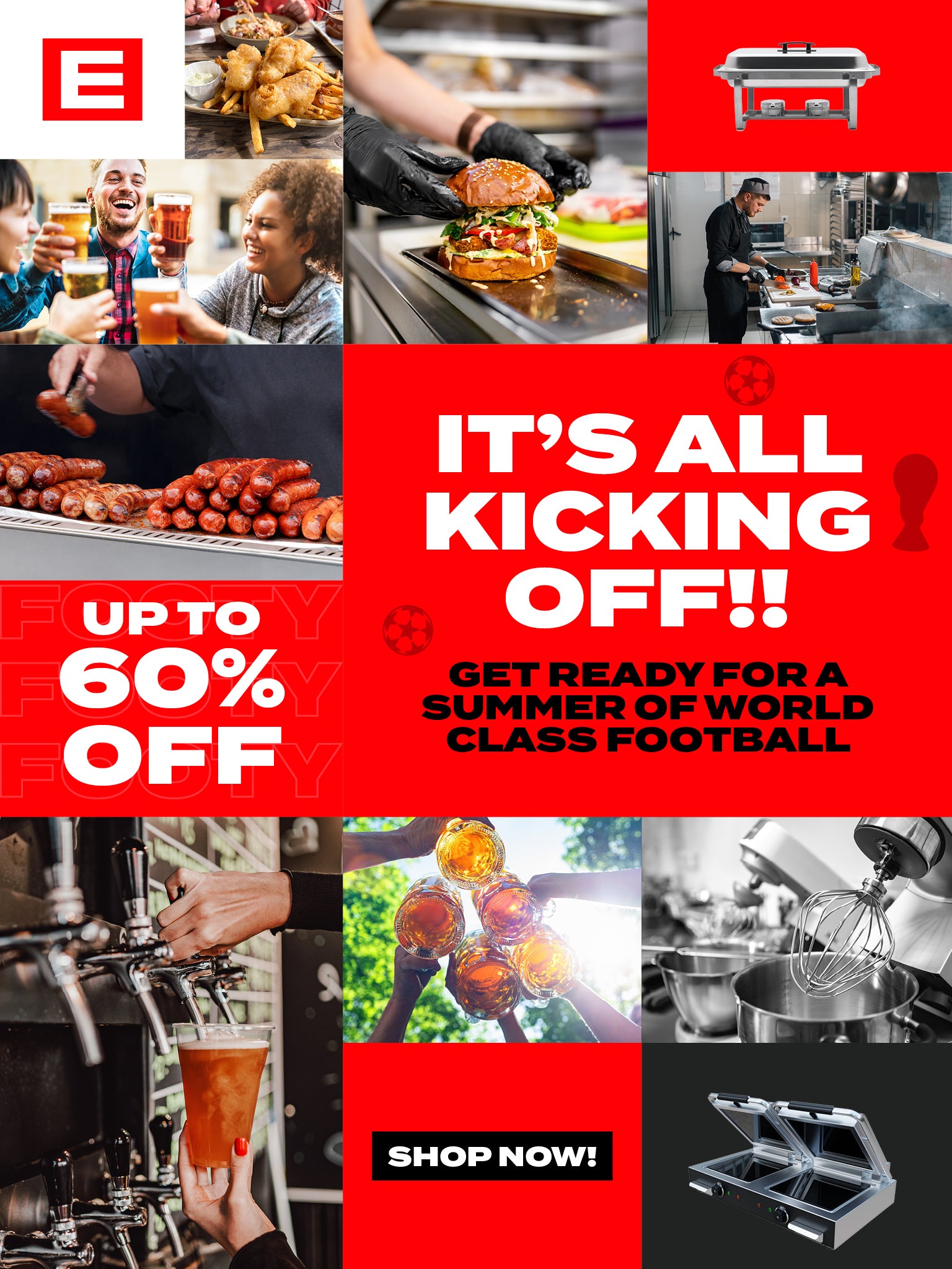 Get ready for a summer of world class football with ECatering