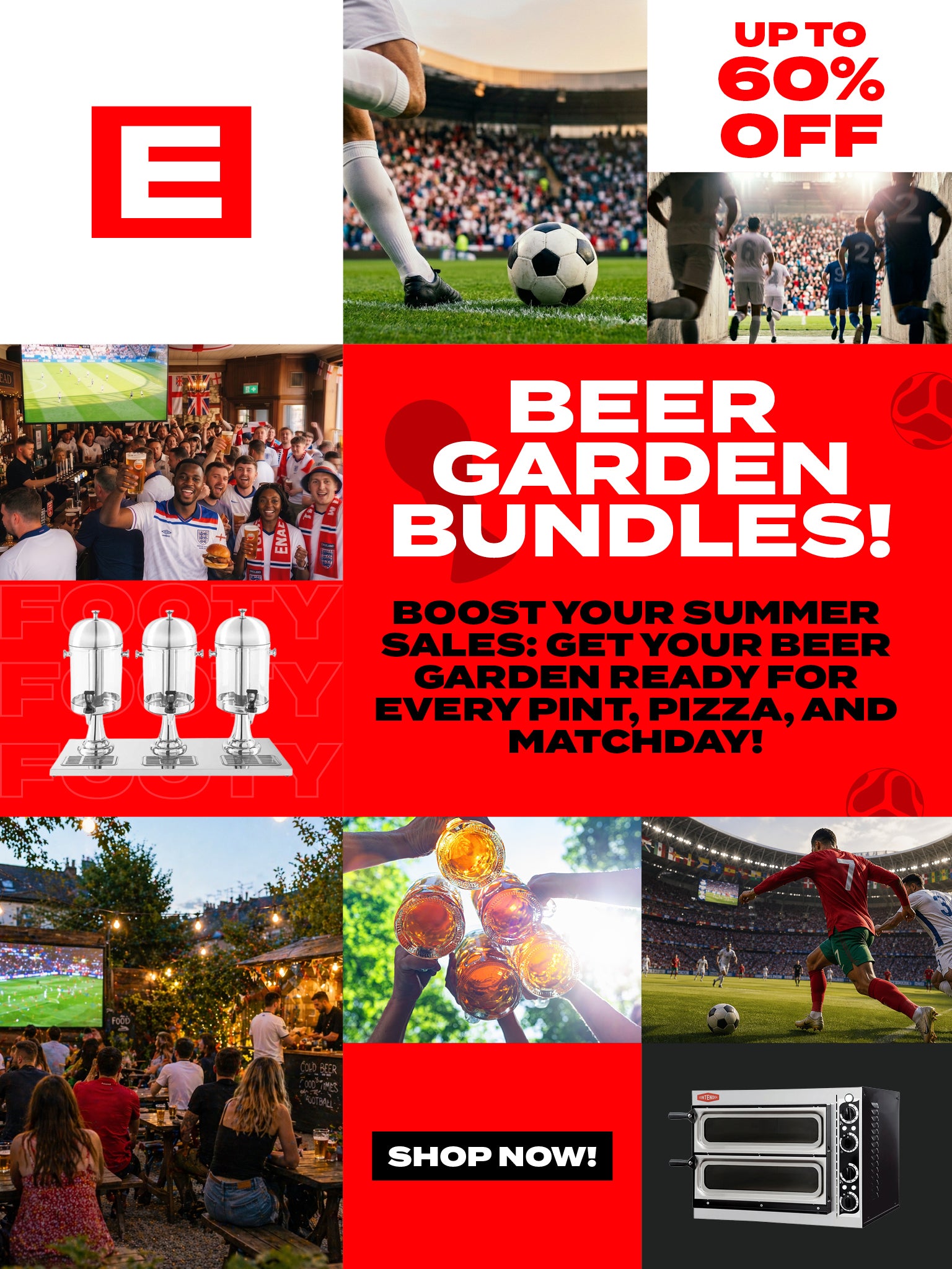 Get ready for a summer of world class football with ECatering