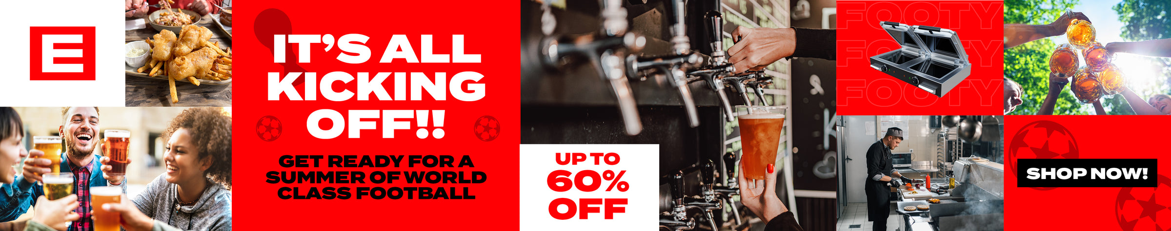 Get ready for a summer of world class football with ECatering