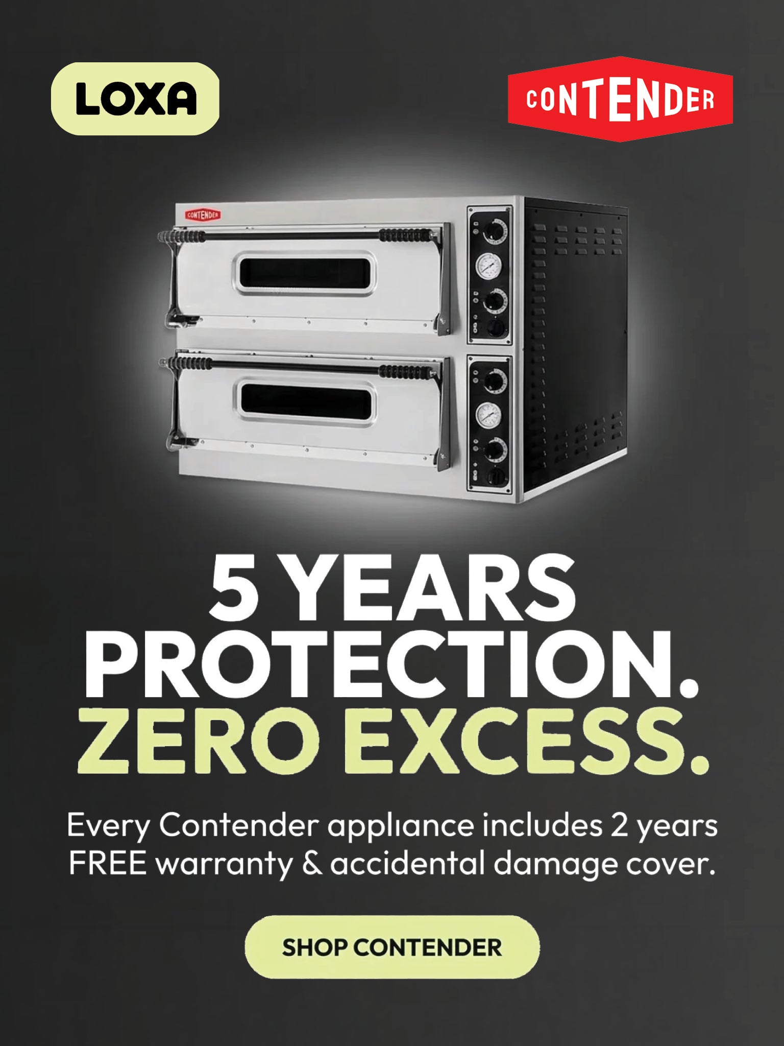 Shop Contender Equipment - 2 years Free Warranty, with 5 Years available at extra cost
