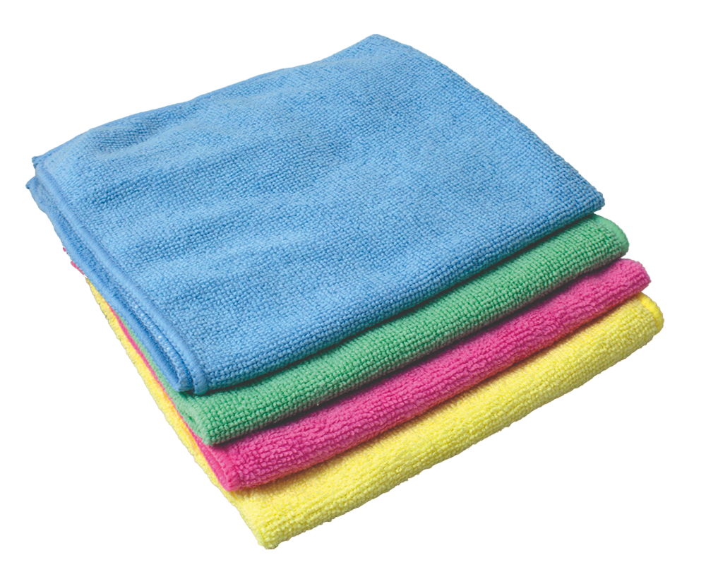 Microfibre Cloths Yellow Pack of 10