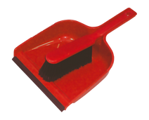 Dustpan & Brush Set Red