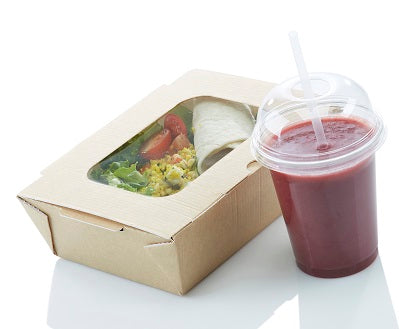 42.3oz Large Takeaway Box With Window | 180pcs |